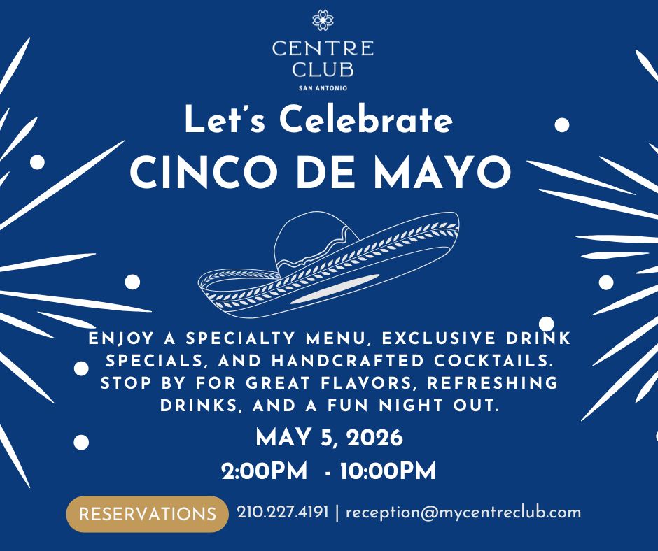 Cinco De Mayo Menu and Cocktails